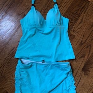 Victoria Secret Halter Tankini and Swim skirt